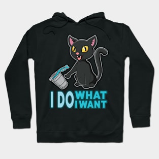 'I Do What I Want' Cute Cats Adorable Hoodie